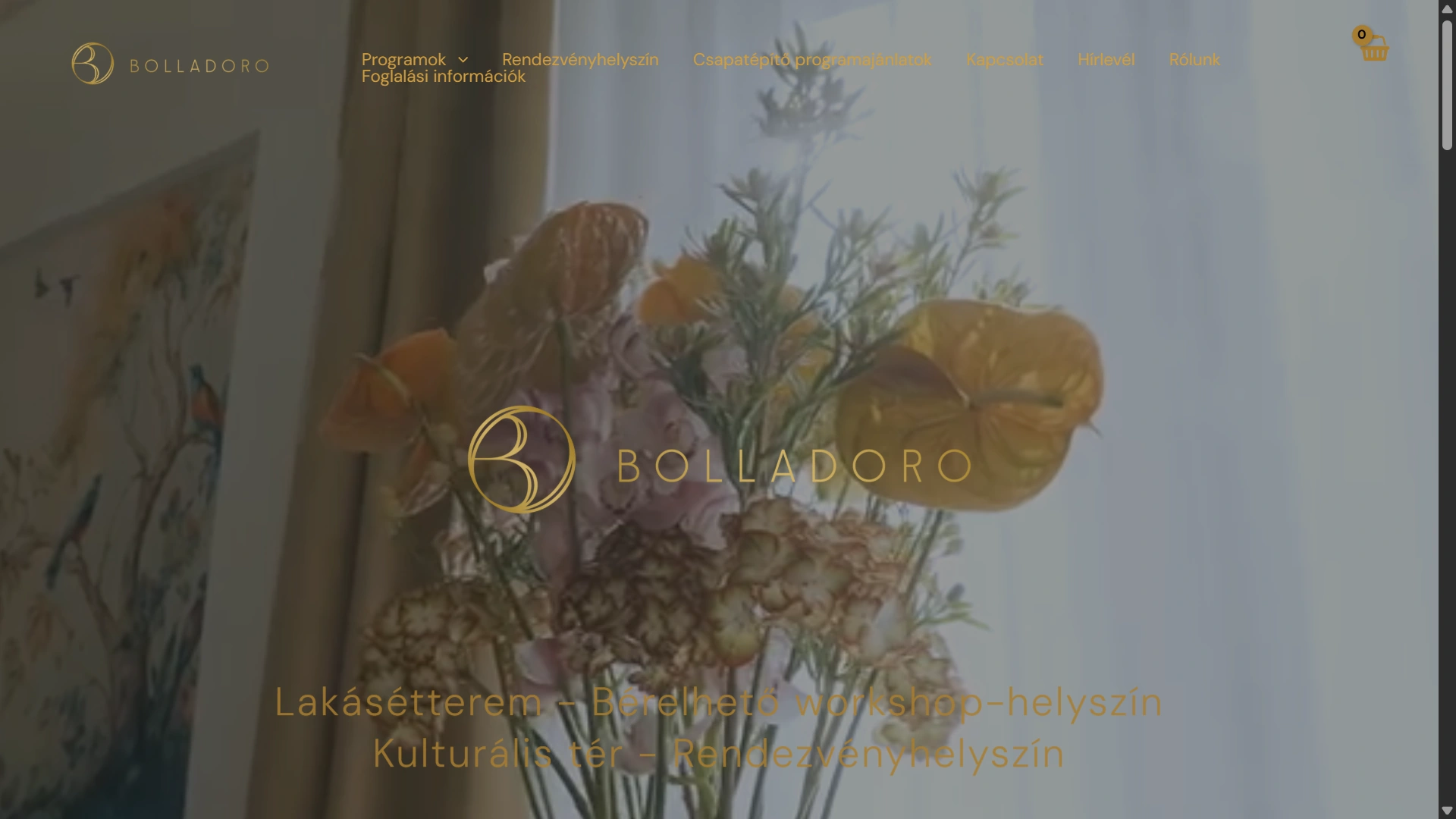 Bolladoro weboldalának friss, valós képernyőképe