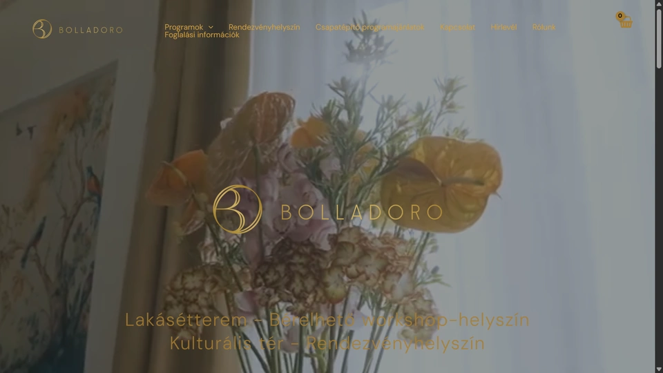 Bolladoro weboldal&aacute;nak friss, val&oacute;s k&eacute;pernyők&eacute;pe